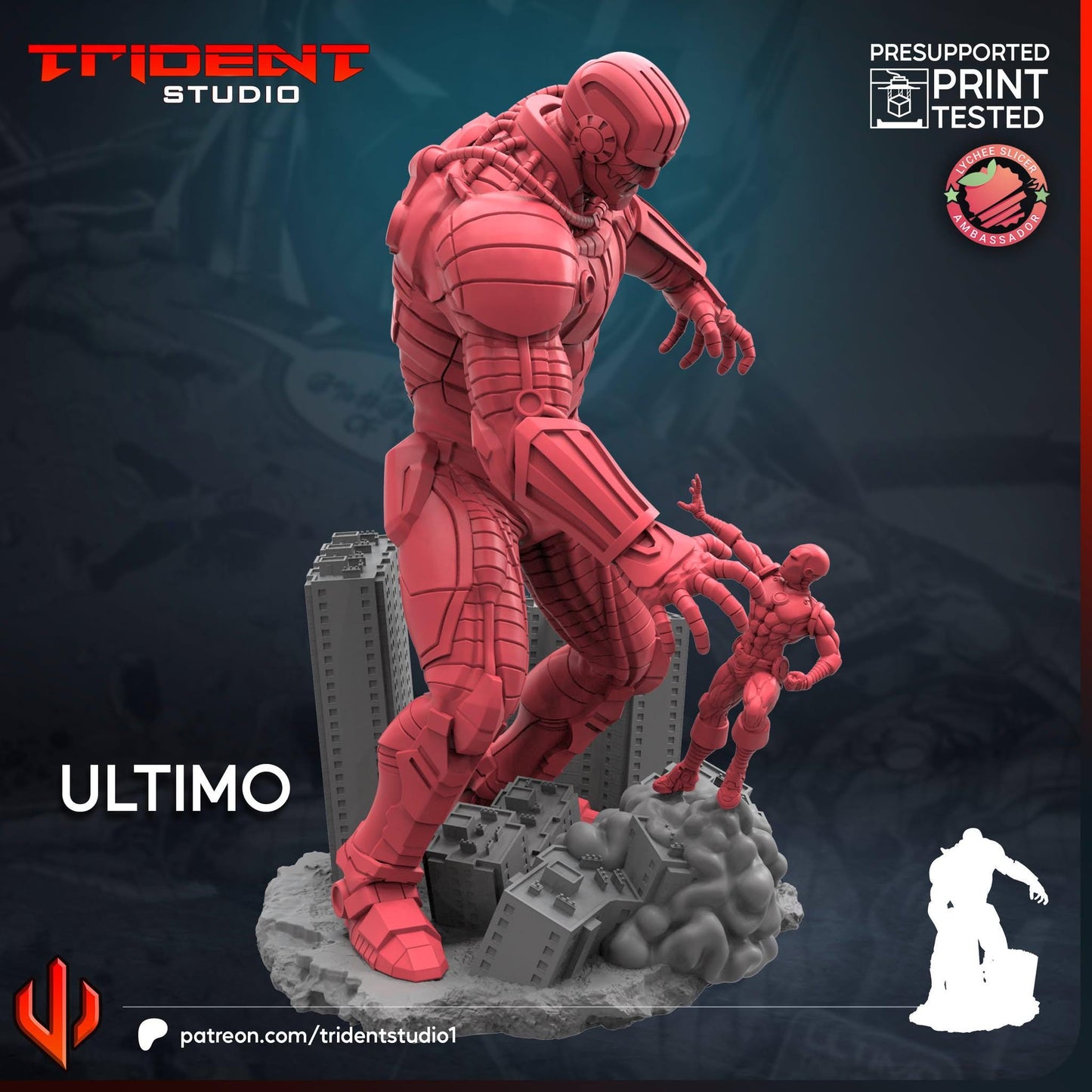 Ultimo (Fan art sculpted by Trident Studio) (Crisis Protocol Proxy/Alternative)