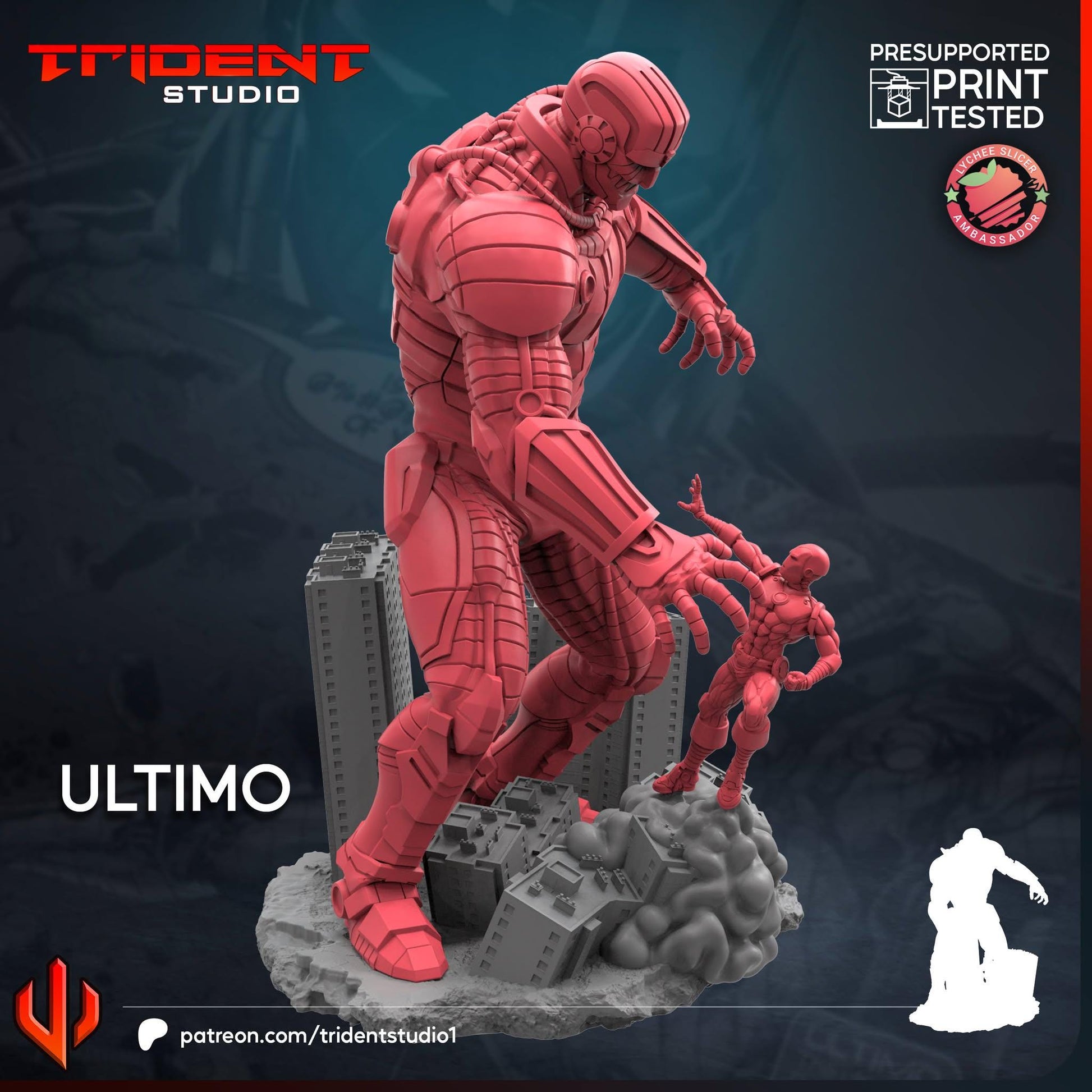 Ultimo (Fan art sculpted by Trident Studio) (Crisis Protocol Proxy/Alternative)
