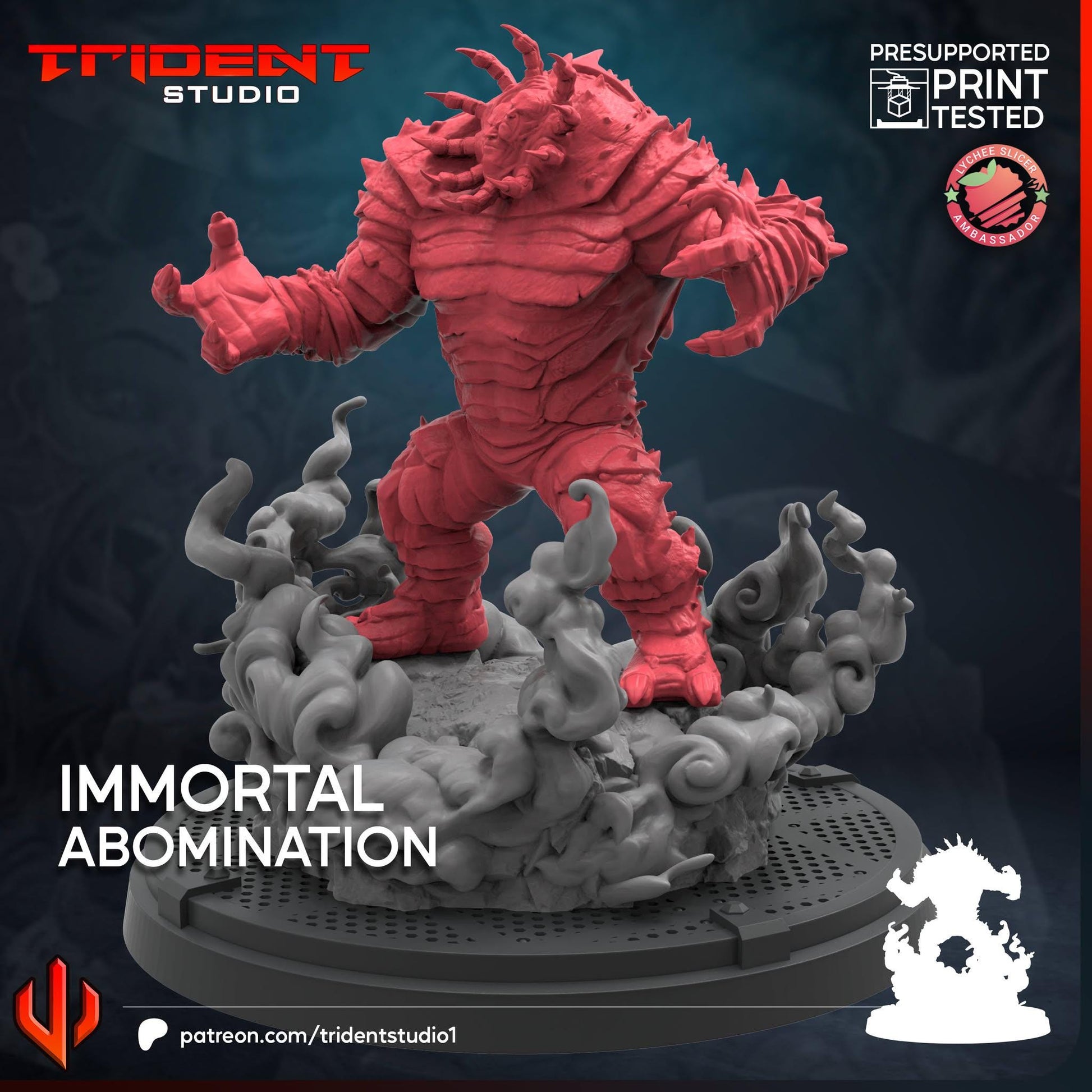 Immortal Abomination (Fan art sculpted by Trident Studio) (Crisis Protocol Proxy/Alternative)