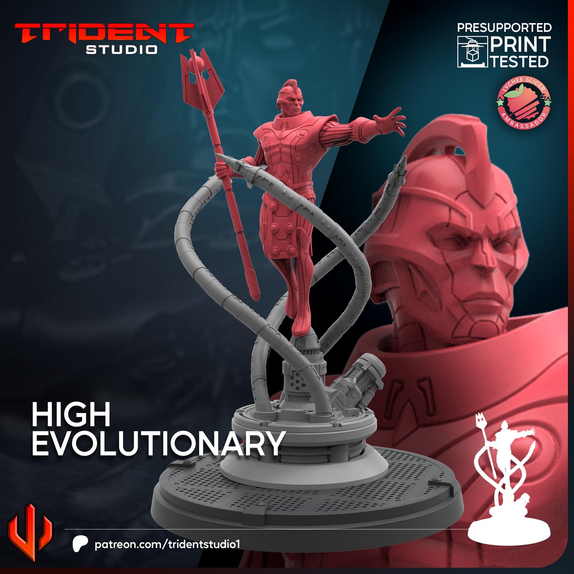 High Evolutionary (Fan art sculpted by Trident Studio) (Crisis Protocol Proxy/Alternative)