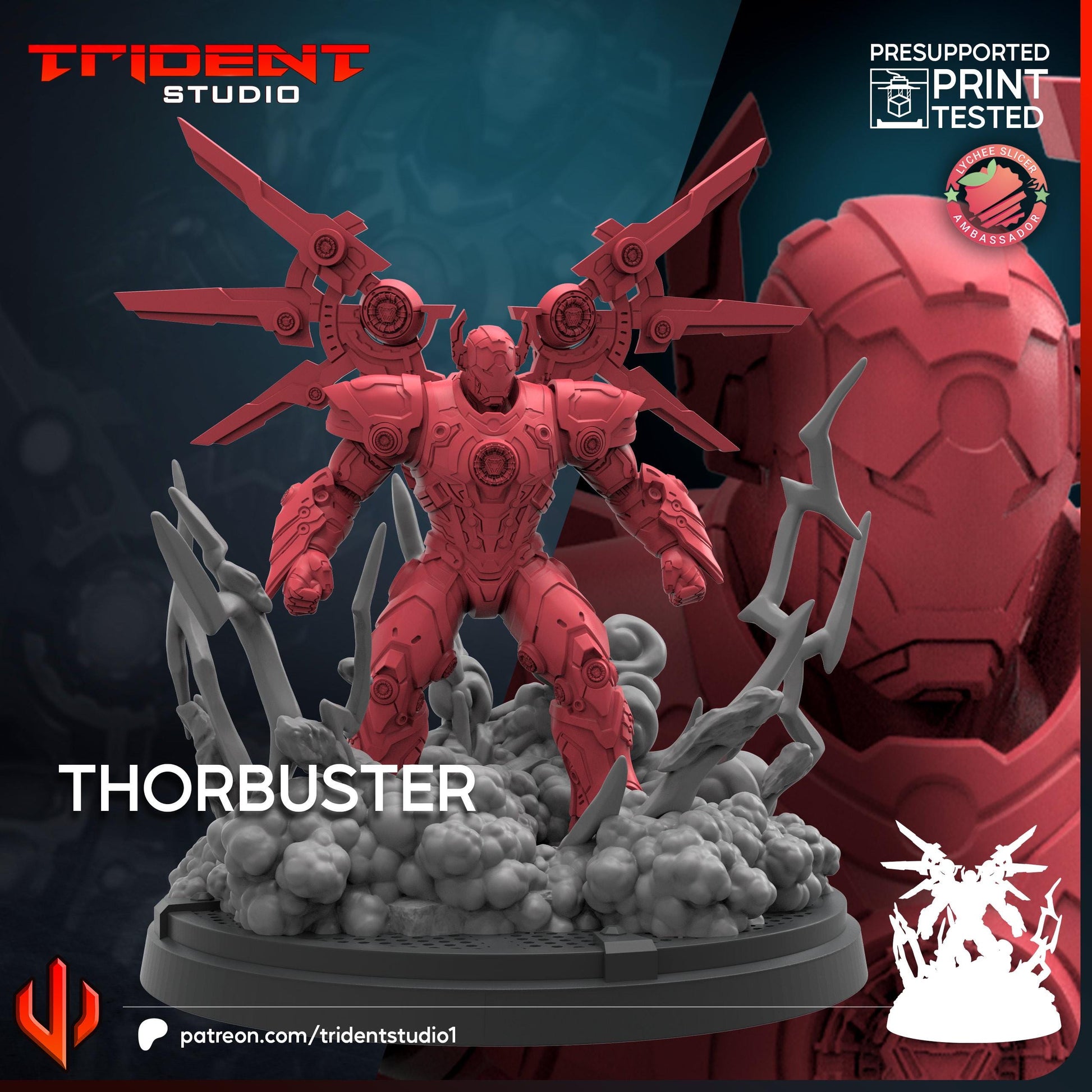 Thor Buster (Fan art sculpted by Trident Studio) (Crisis Protocol Proxy/Alternative)