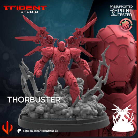 Thor Buster (Fan art sculpted by Trident Studio) (Crisis Protocol Proxy/Alternative)