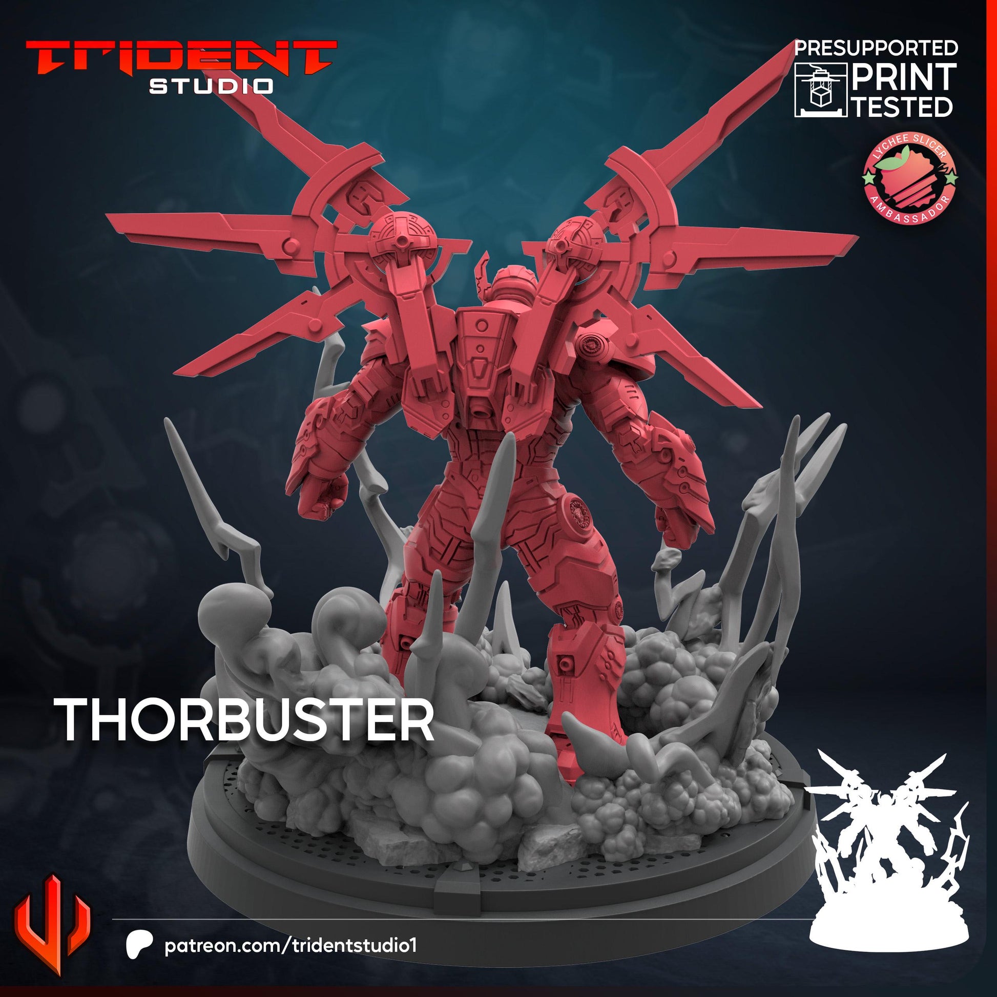 Thor Buster (Fan art sculpted by Trident Studio) (Crisis Protocol Proxy/Alternative)