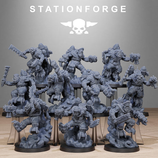Orkaz Flyerz - set of 10 (sculpted by Stationforge)
