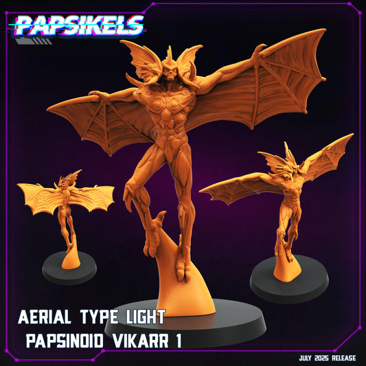 Aerial Type Light Papsinoid Vikarr - Cyberpunk Miniature (sculpted by Papsikels)