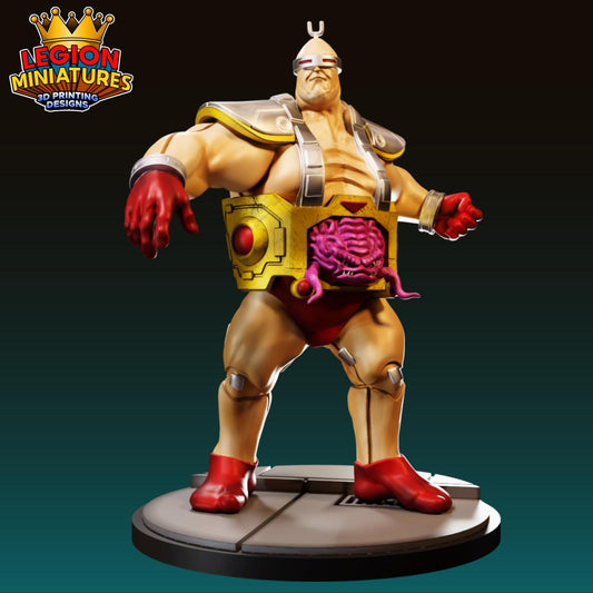 Krang Fan-Art 40mm Miniature (Sculpted by Legion Miniatures) (Crisis Protocol Proxy/Alternative)