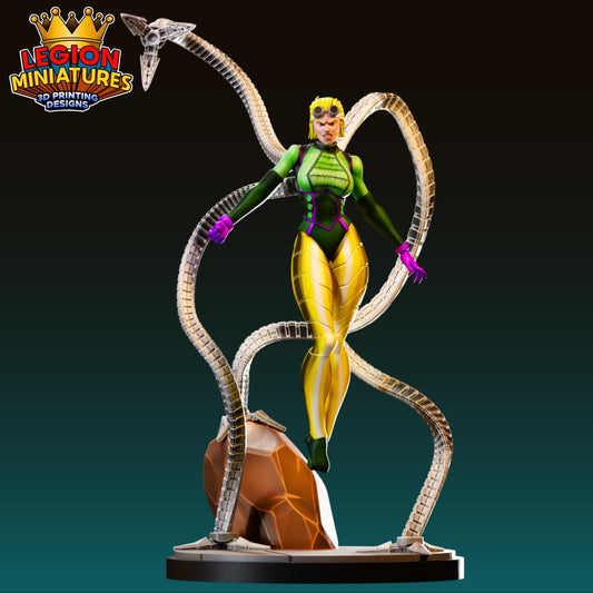 Lady Octopus Fan-Art 40mm Miniature (Sculpted by Legion Miniatures) (Crisis Protocol Proxy/Alternative)