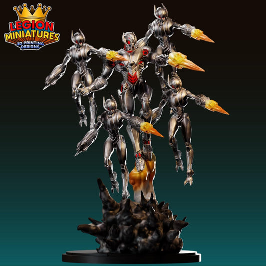 Ultron Fan-Art 40mm Miniature (Sculpted by Legion Miniatures) (Crisis Protocol Proxy/Alternative)