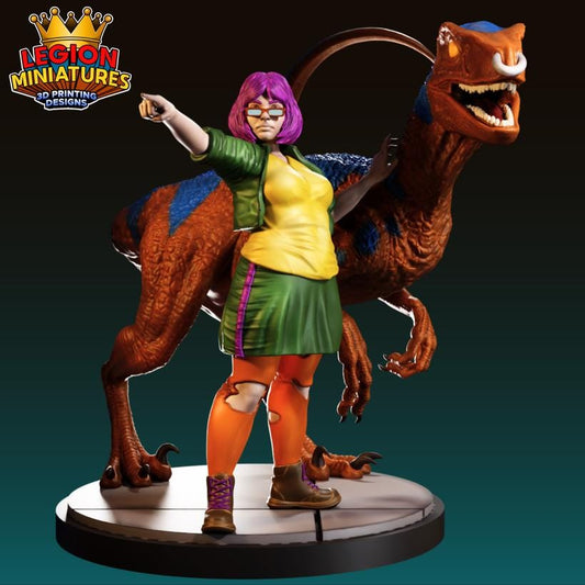 Gertrude and Old Lace Fan-Art 40mm Miniature (Sculpted by Legion Miniatures) (Crisis Protocol Proxy/Alternative)