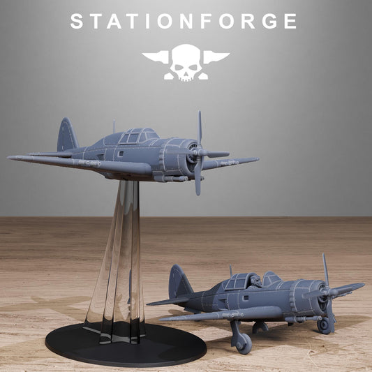 FreeGuard Thunderbolt Plane (sculpted by Stationforge)