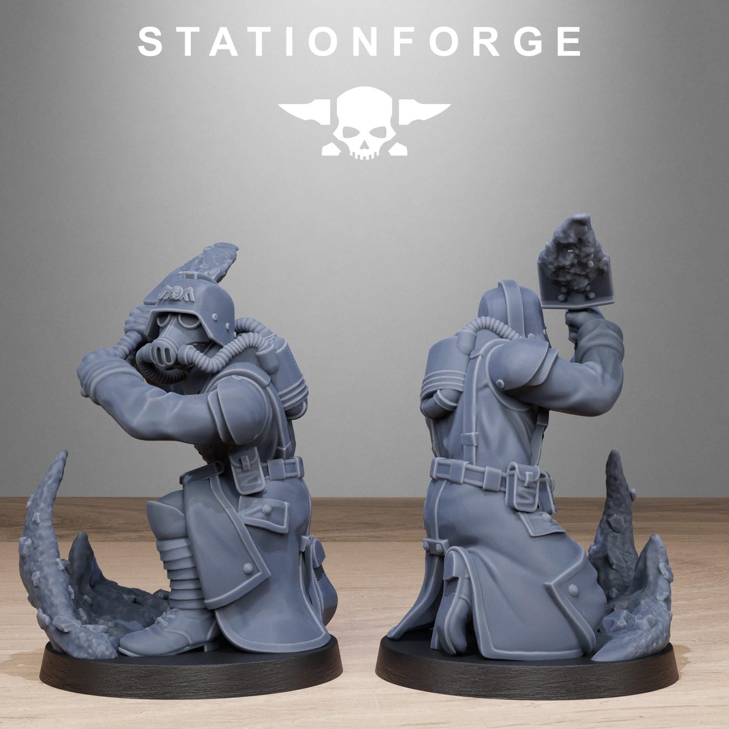 Grim Guard - Shovel Fighters - set of 10 (sculpted by Stationforge)