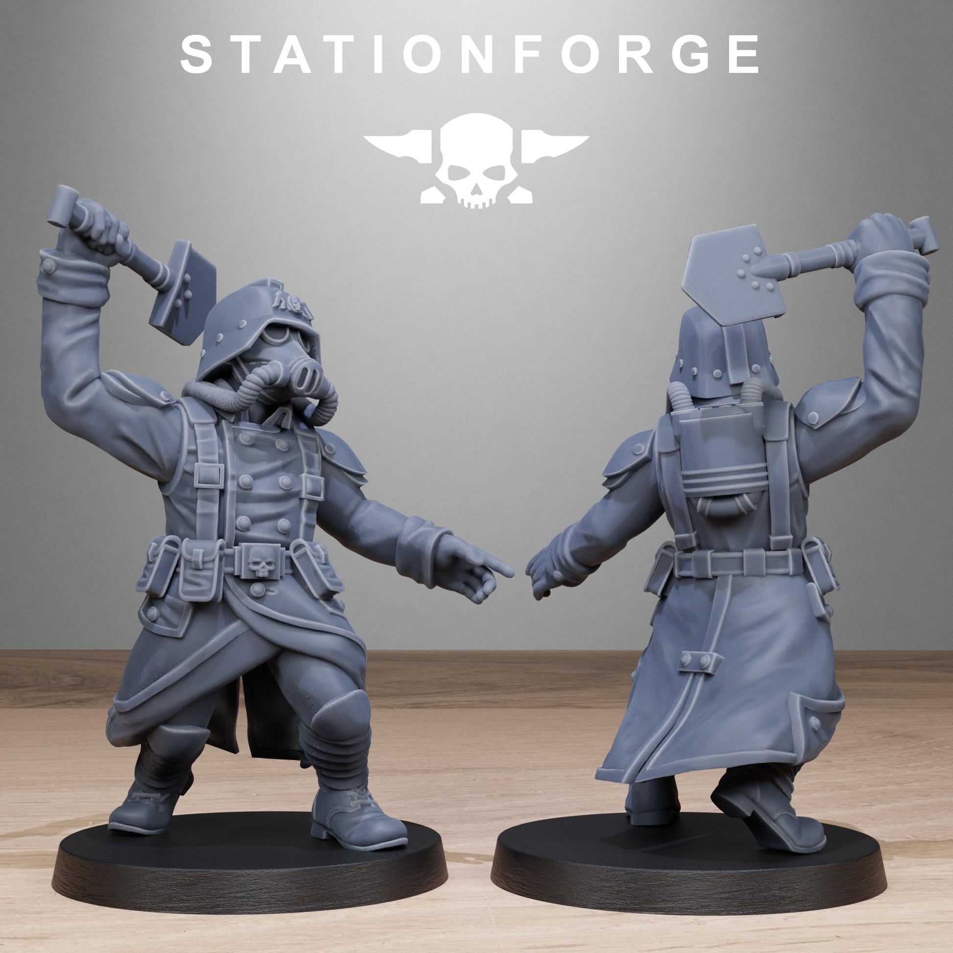 Grim Guard - Shovel Fighters - set of 10 (sculpted by Stationforge)