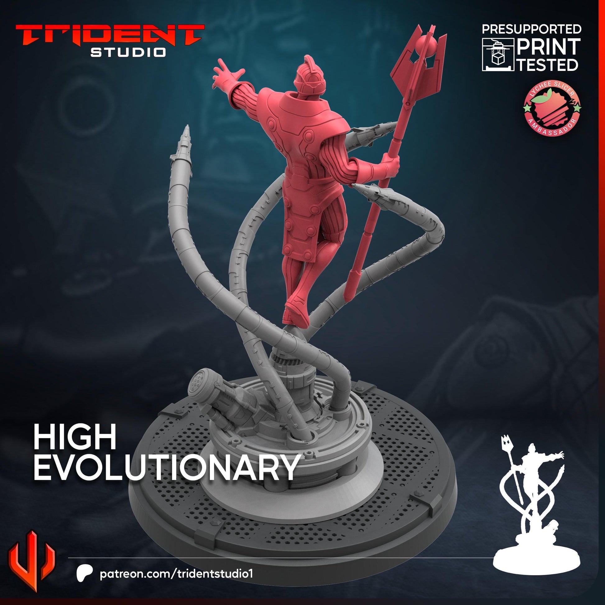 High Evolutionary (Fan art sculpted by Trident Studio) (Crisis Protocol Proxy/Alternative)