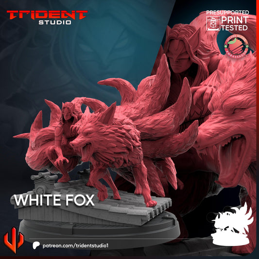 White Fox (Fan art sculpted by Trident Studio) (Crisis Protocol Proxy/Alternative)