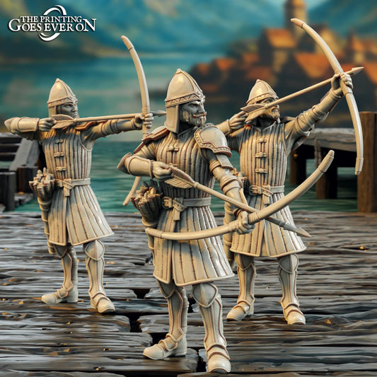 Driftport Archers - Driftport Town (sculpted by Print Goes Ever On)