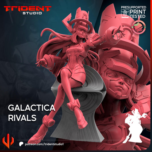 Galactica - Rivals (Fan art sculpted by Trident Studio) (Crisis Protocol Proxy/Alternative)