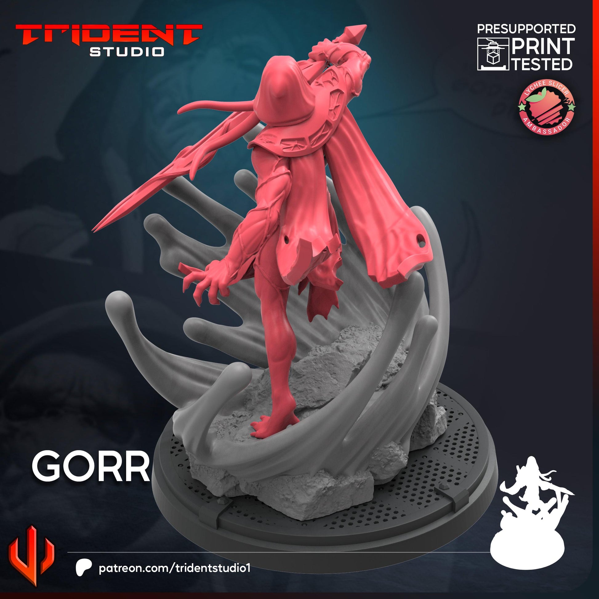 Gorr (Fan art sculpted by Trident Studio) (Crisis Protocol Proxy/Alternative)