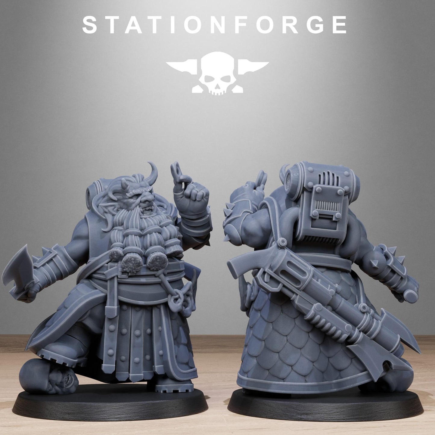 Corrupted Guard Dwarves (sculpted by Stationforge)