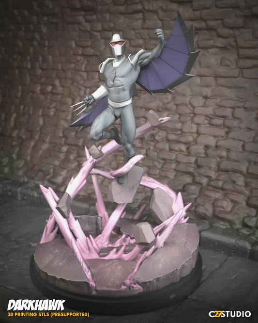 Darkhawk / 40mm miniature (sculpted by C27 collectibles) (Crisis Protocol Proxy/Alternative)