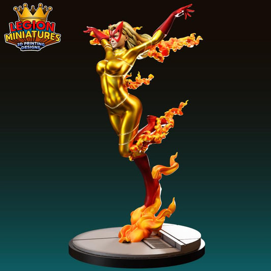 Spitfire Fan-Art 40mm Miniature (Sculpted by Legion Miniatures) (Crisis Protocol Proxy/Alternative)