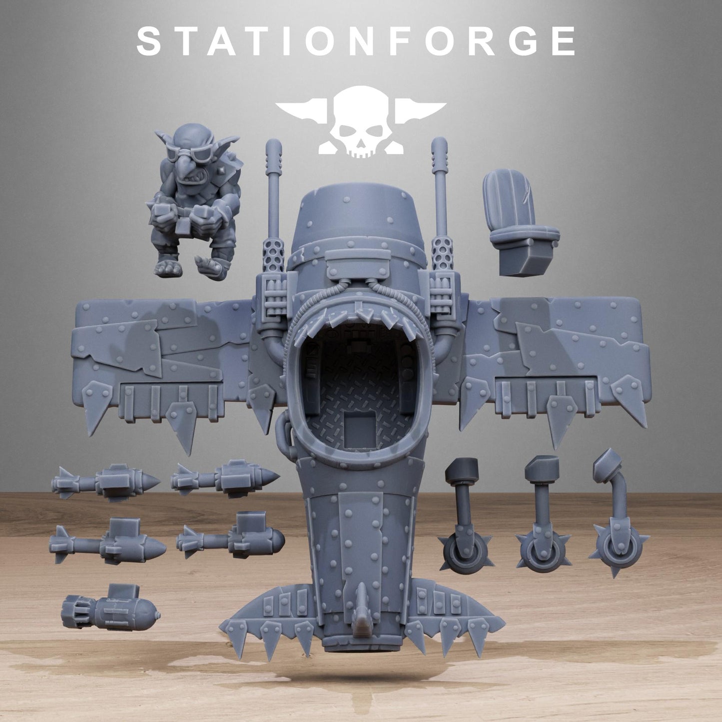 Orkaz Goblin Planes - set of 3 (sculpted by Stationforge)