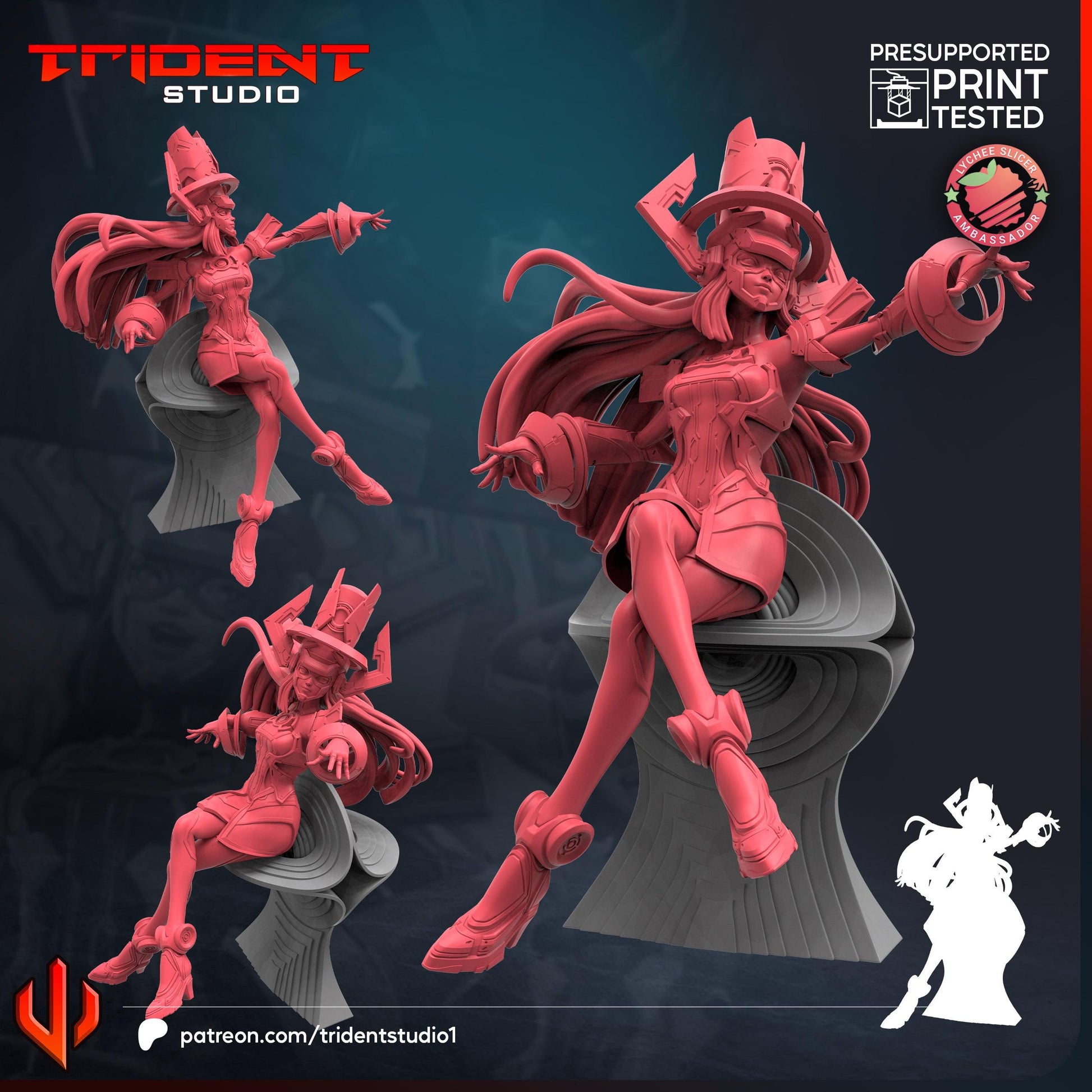Galactica - Rivals (Fan art sculpted by Trident Studio) (Crisis Protocol Proxy/Alternative)