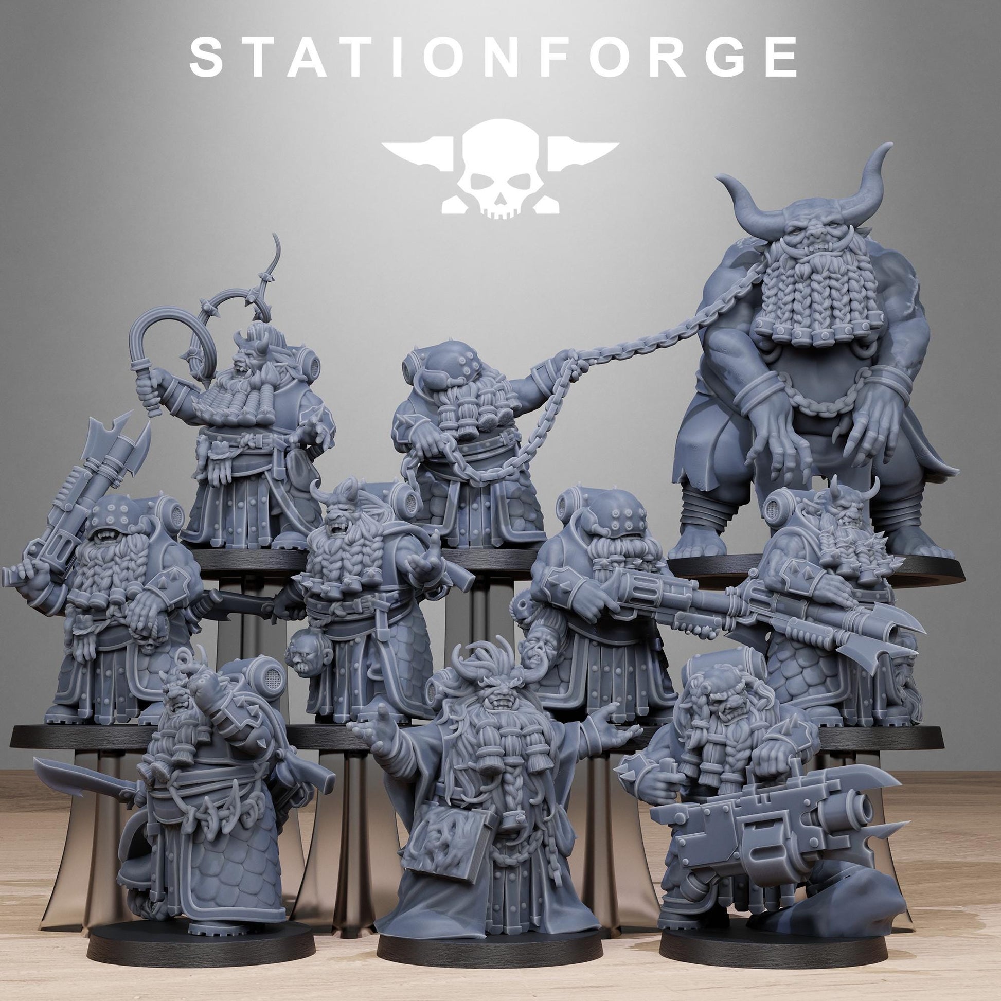 Corrupted Guard Dwarves (sculpted by Stationforge)
