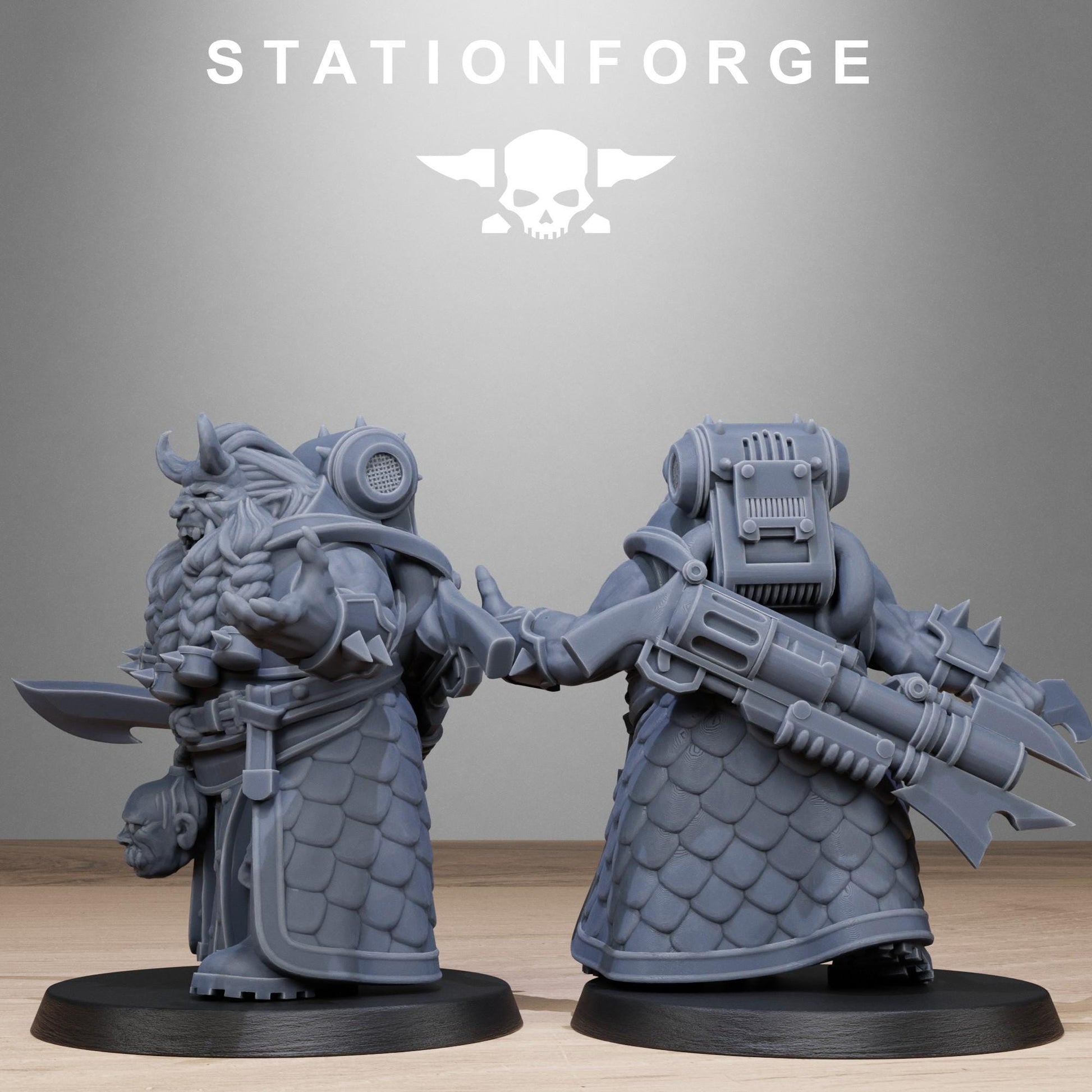 Corrupted Guard Dwarves (sculpted by Stationforge)