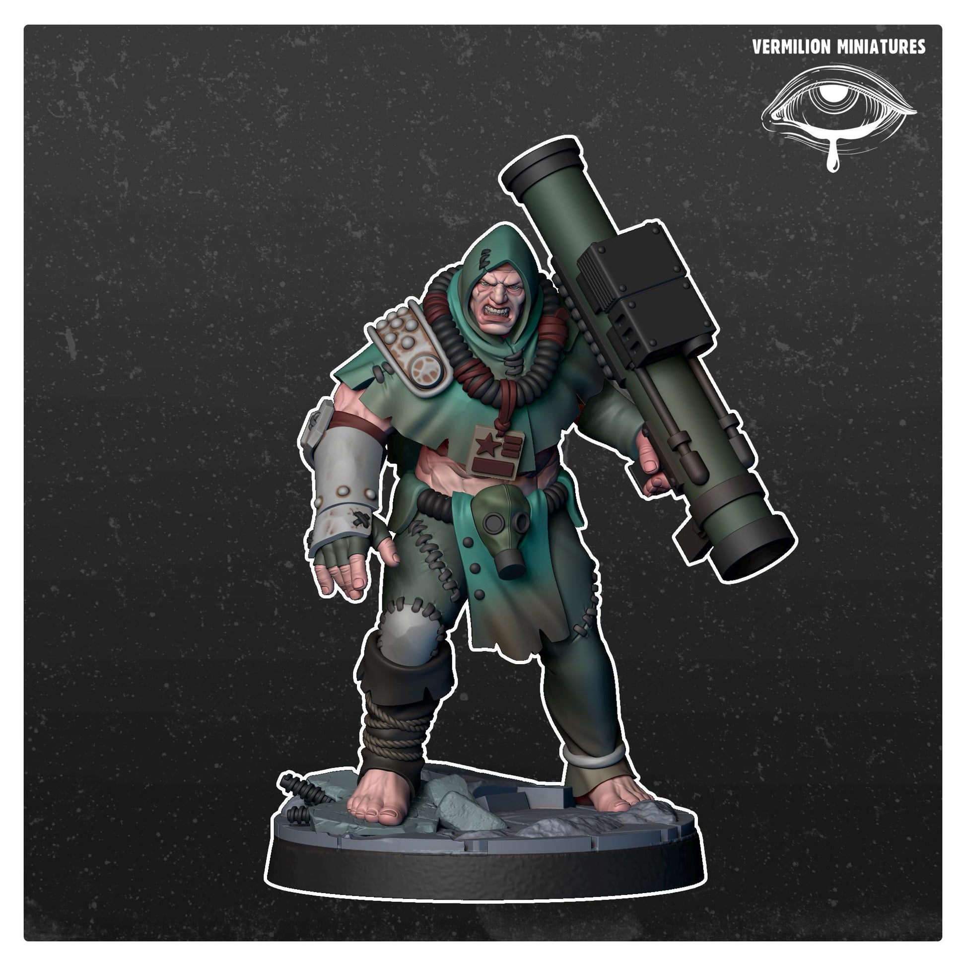 Gunner 2 - Overhumans (Sculpted by Vermillion Miniatures)