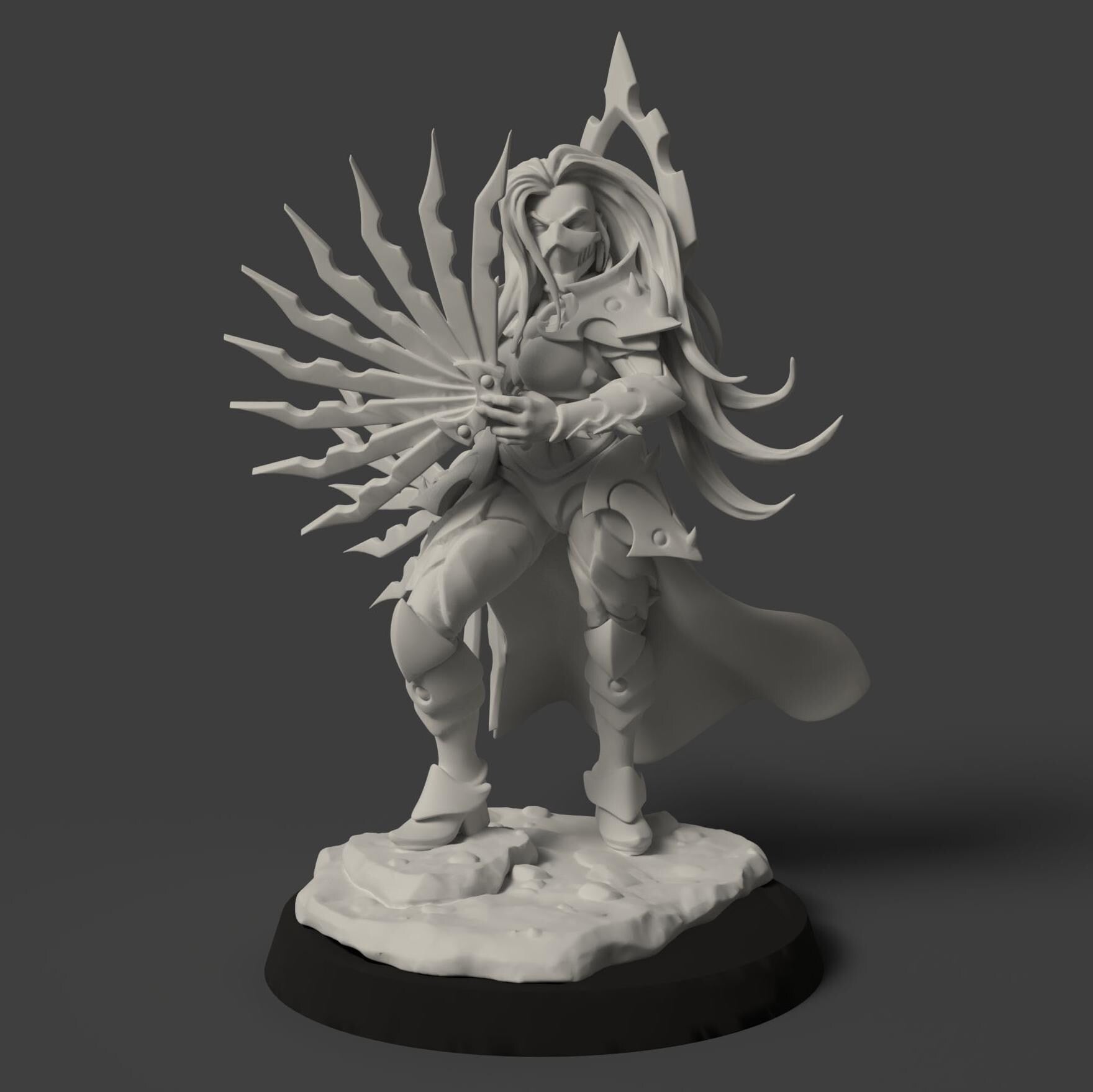 Dark Princess(Sculpted by Fantasy Cult Miniatures)