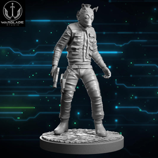 Greedo - Fan Art (40mm miniature - sculpted by Warblade Studios)