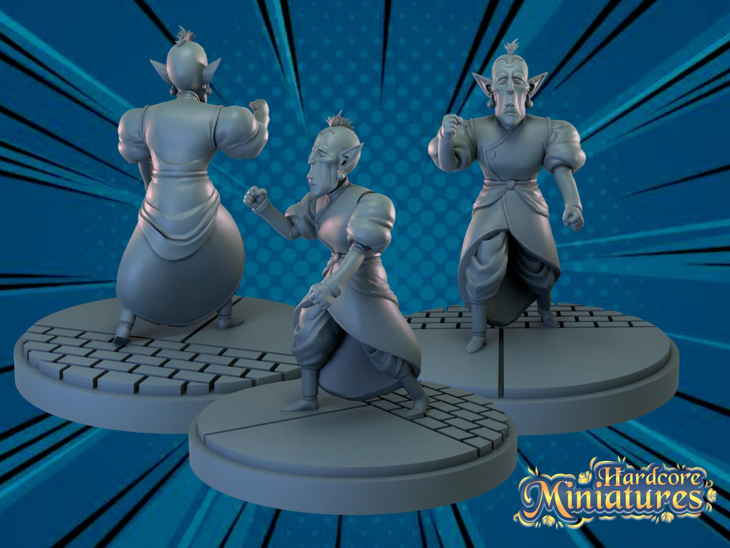 Elder Kai - Dragonball Fan Art 40mm Miniature (Sculpted by Hardcore Miniatures) (Crisis Protocol Proxy/Alternative)