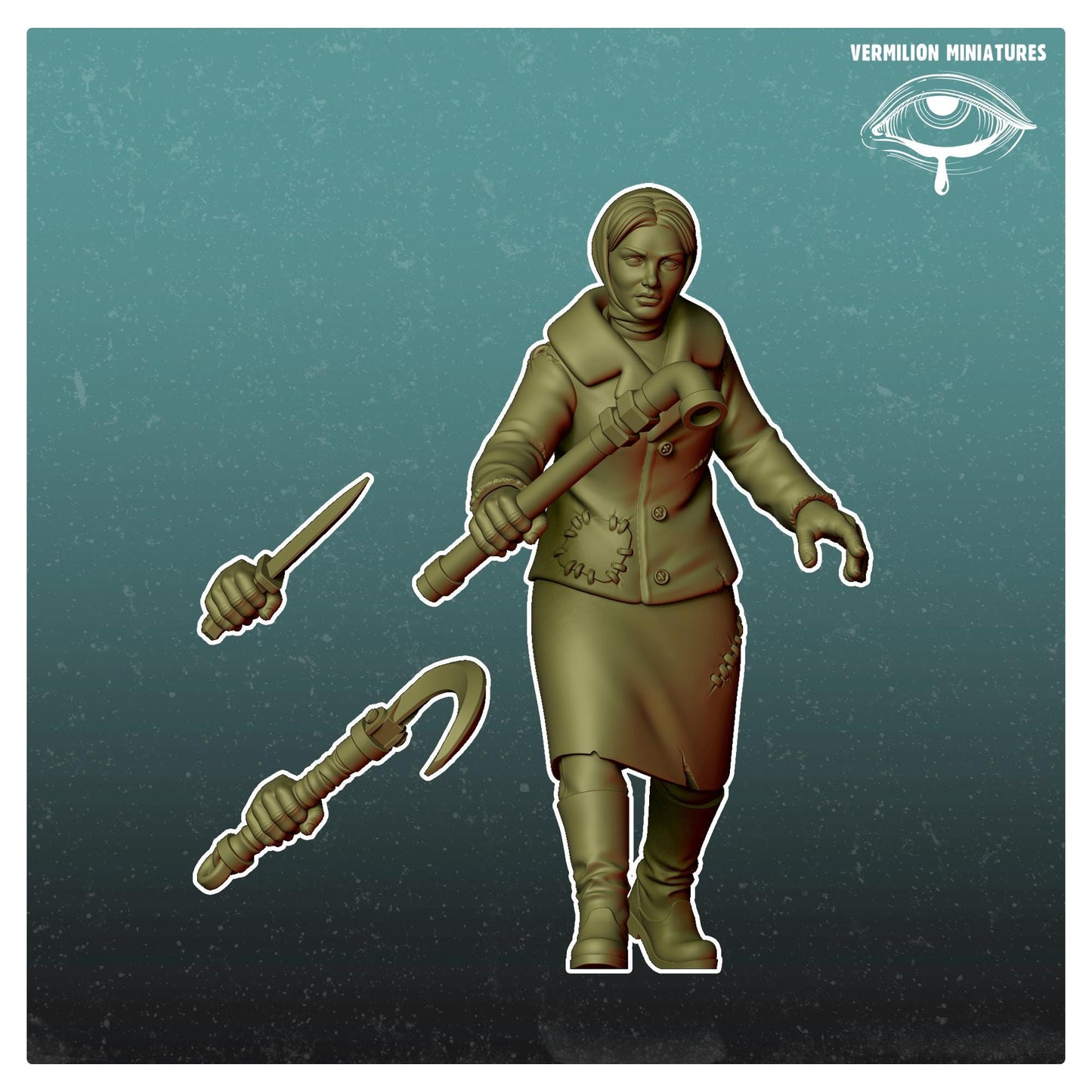 Girl 2 - Comrades (Sculpted by Vermillion Miniatures)