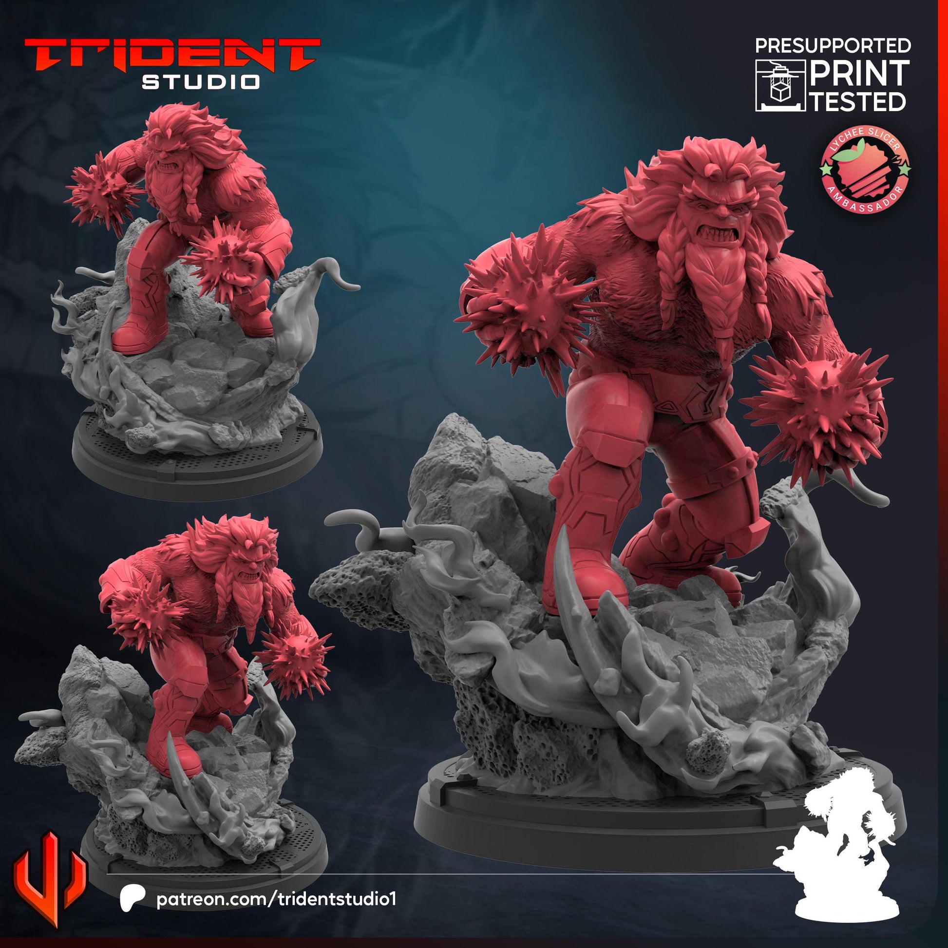 Blastaar (Fan art sculpted by Trident Studio) (Crisis Protocol Proxy/Alternative)