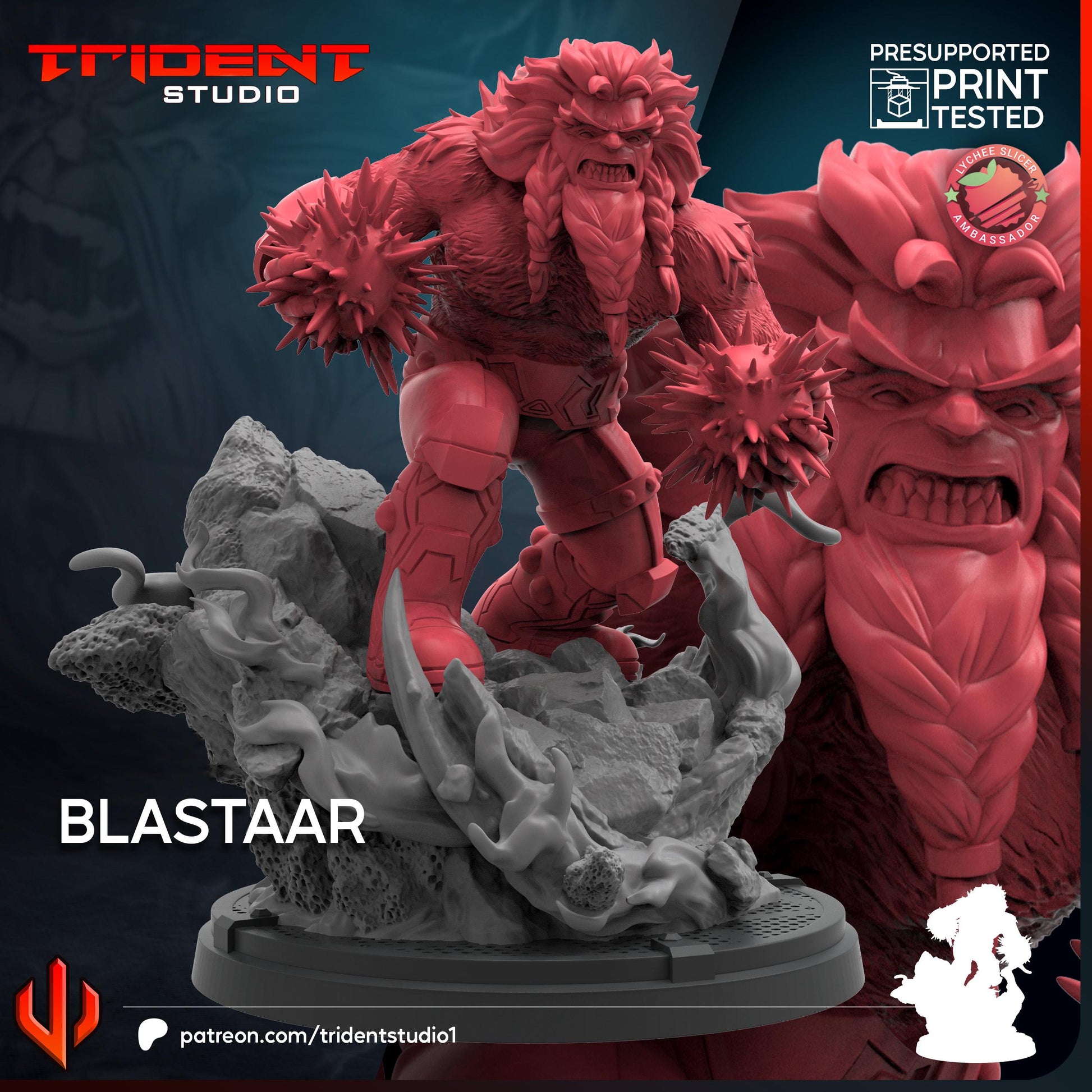 Blastaar (Fan art sculpted by Trident Studio) (Crisis Protocol Proxy/Alternative)