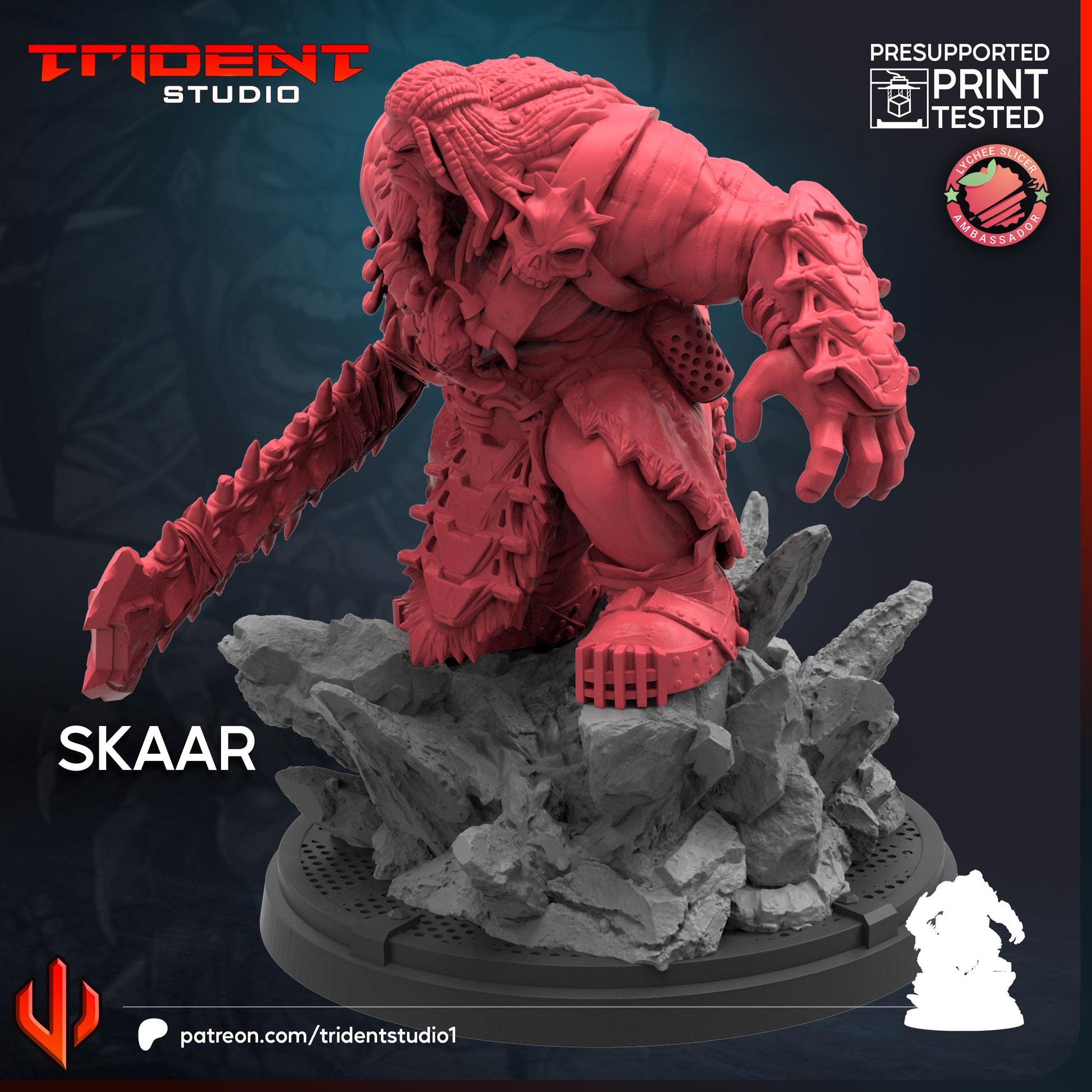 Skaar (Fan art sculpted by Trident Studio) (Crisis Protocol Proxy/Alternative)
