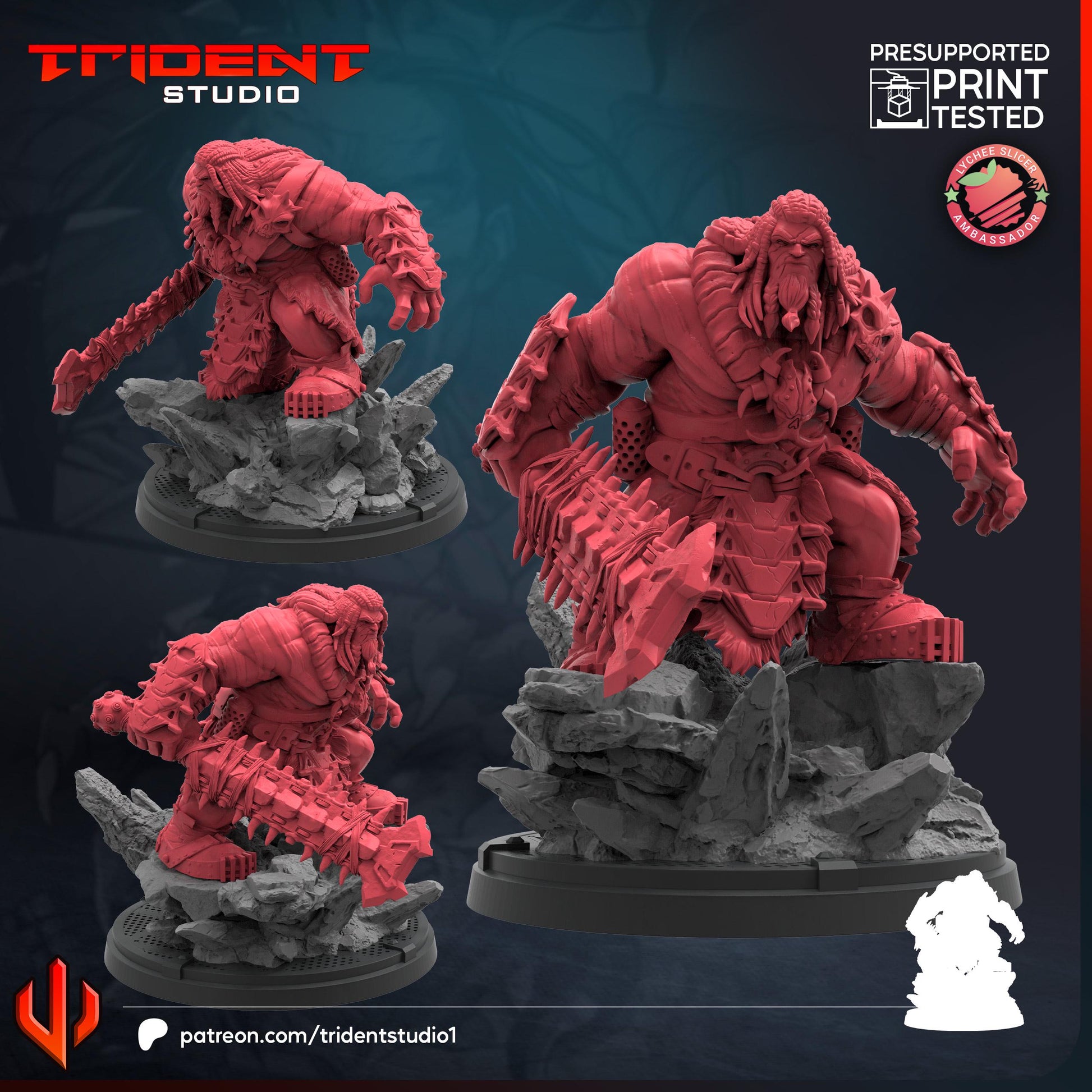 Skaar (Fan art sculpted by Trident Studio) (Crisis Protocol Proxy/Alternative)