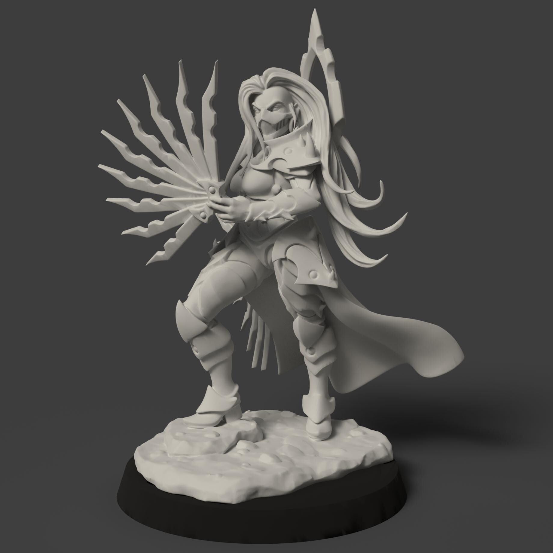 Dark Princess(Sculpted by Fantasy Cult Miniatures)