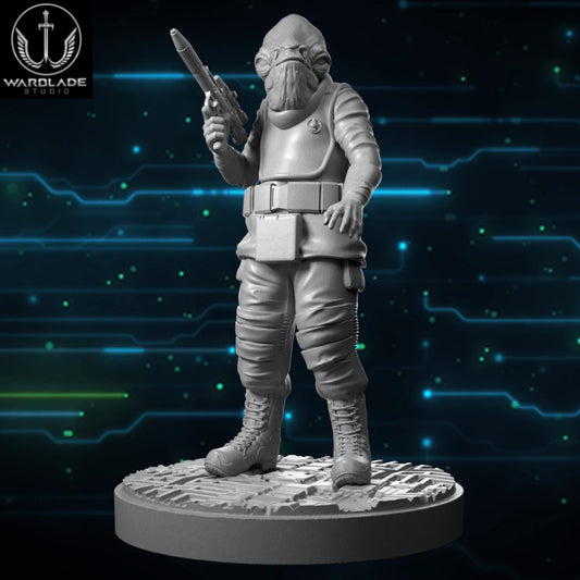 Raddus - Fan Art (40mm miniature - sculpted by Warblade Studios)