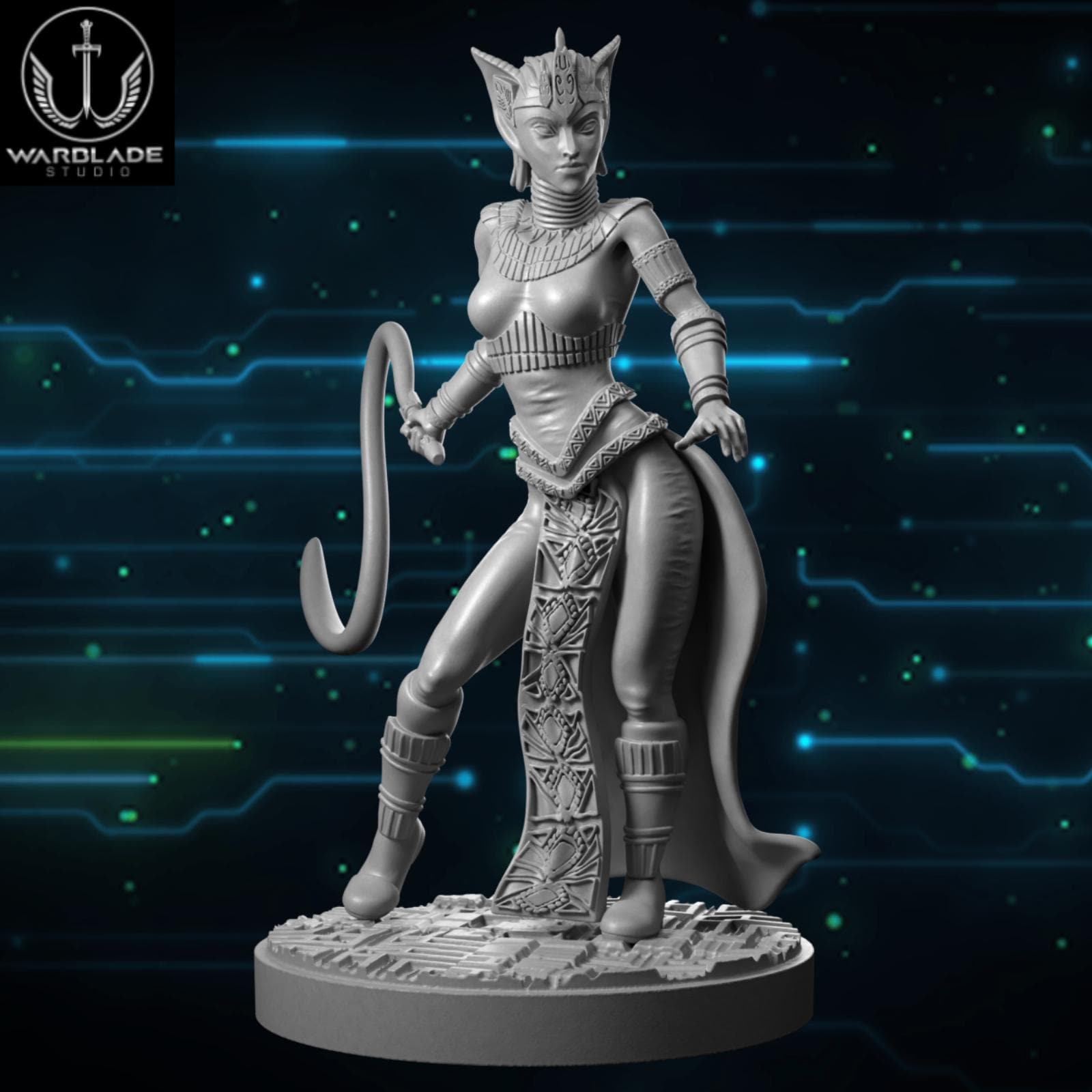 Miraj - Fan Art (40mm miniature - sculpted by Warblade Studios)
