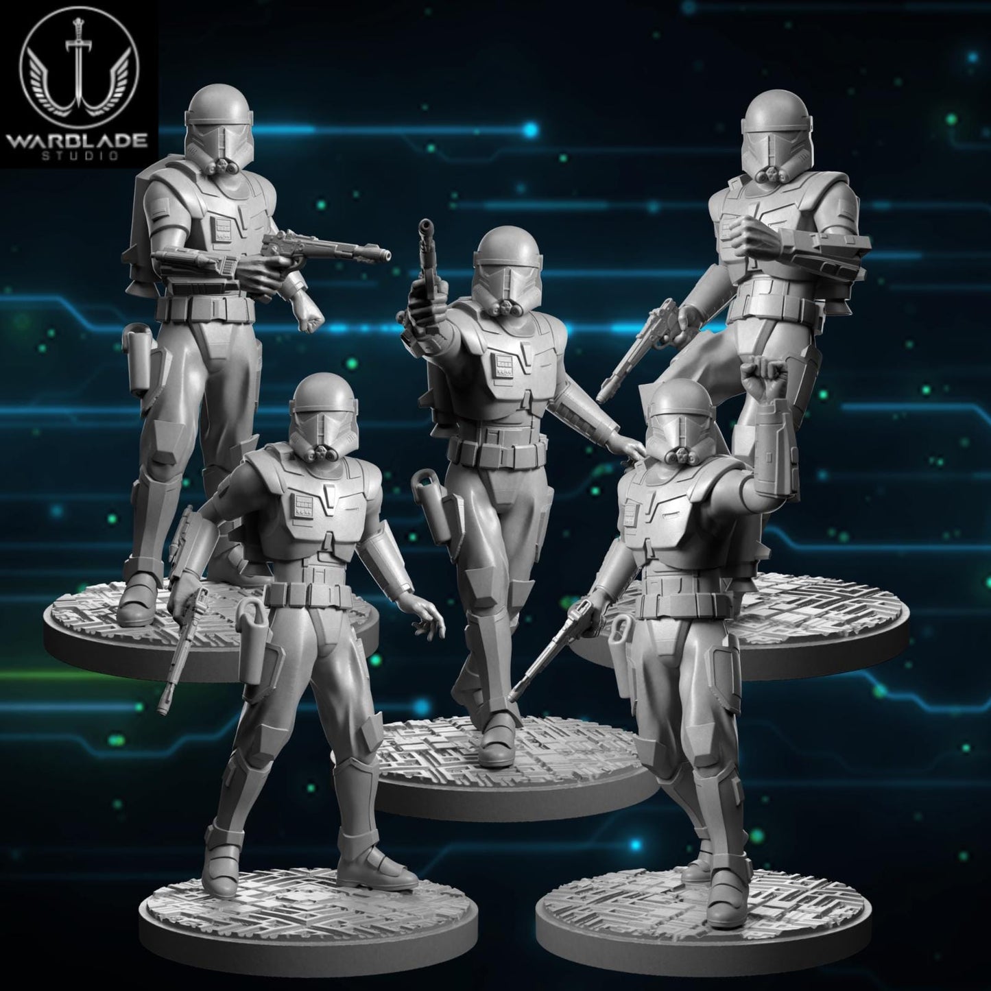 Imperial Super Commando - Fan Art (40mm miniature - sculpted by Warblade Studios)