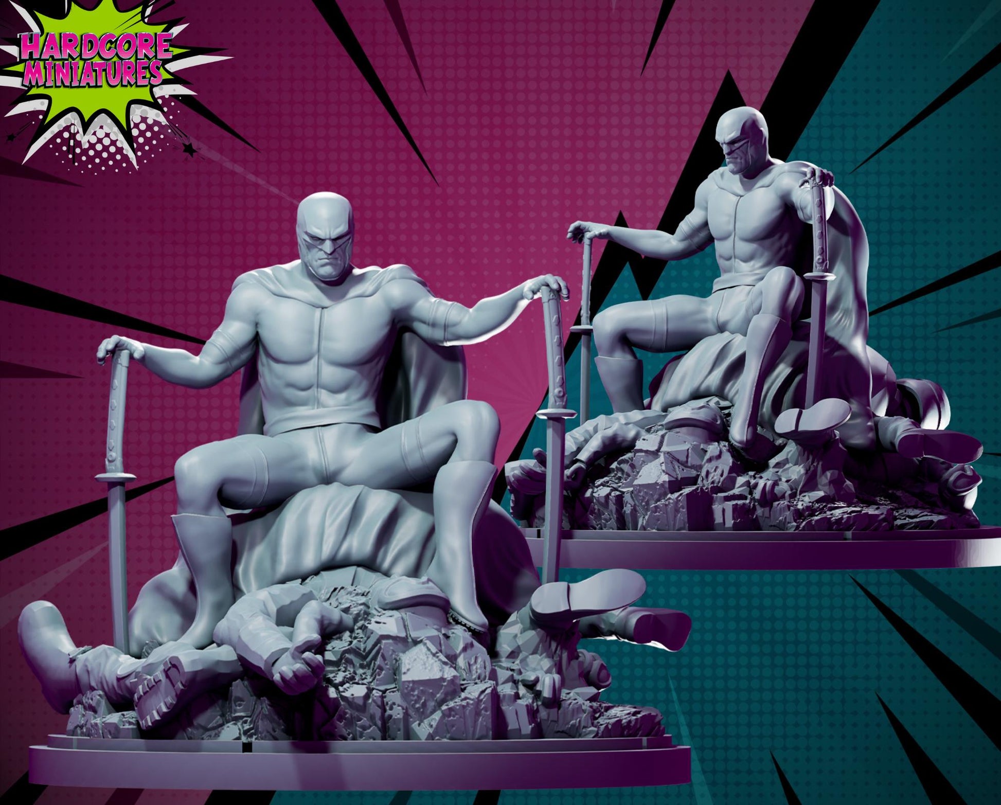 Nemesis - Fan Art 40mm Miniature (Sculpted by Hardcore Miniatures) (Crisis Protocol Proxy/Alternative)