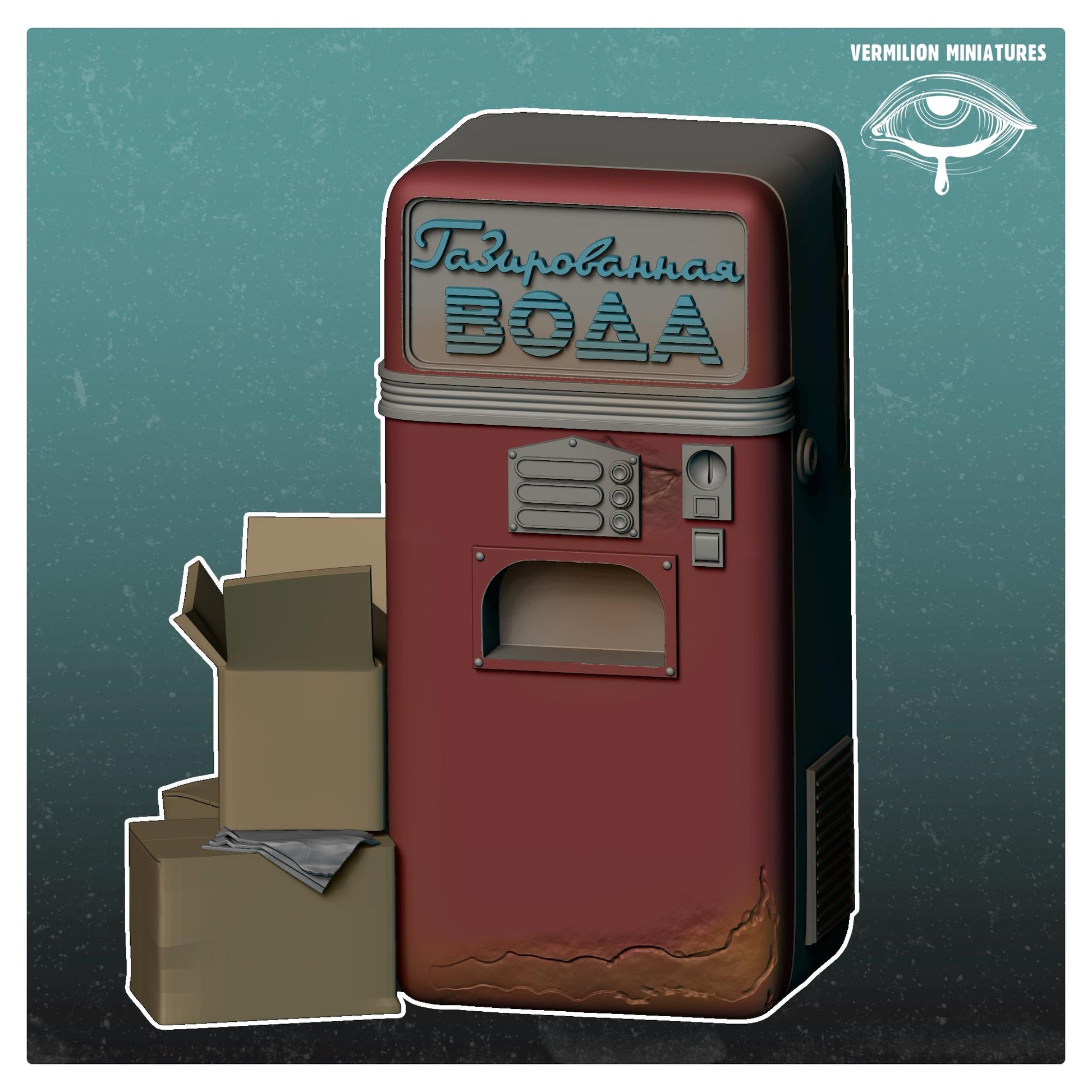 Soda Machine - Comrades Terrain (Sculpted by Vermillion Miniatures)