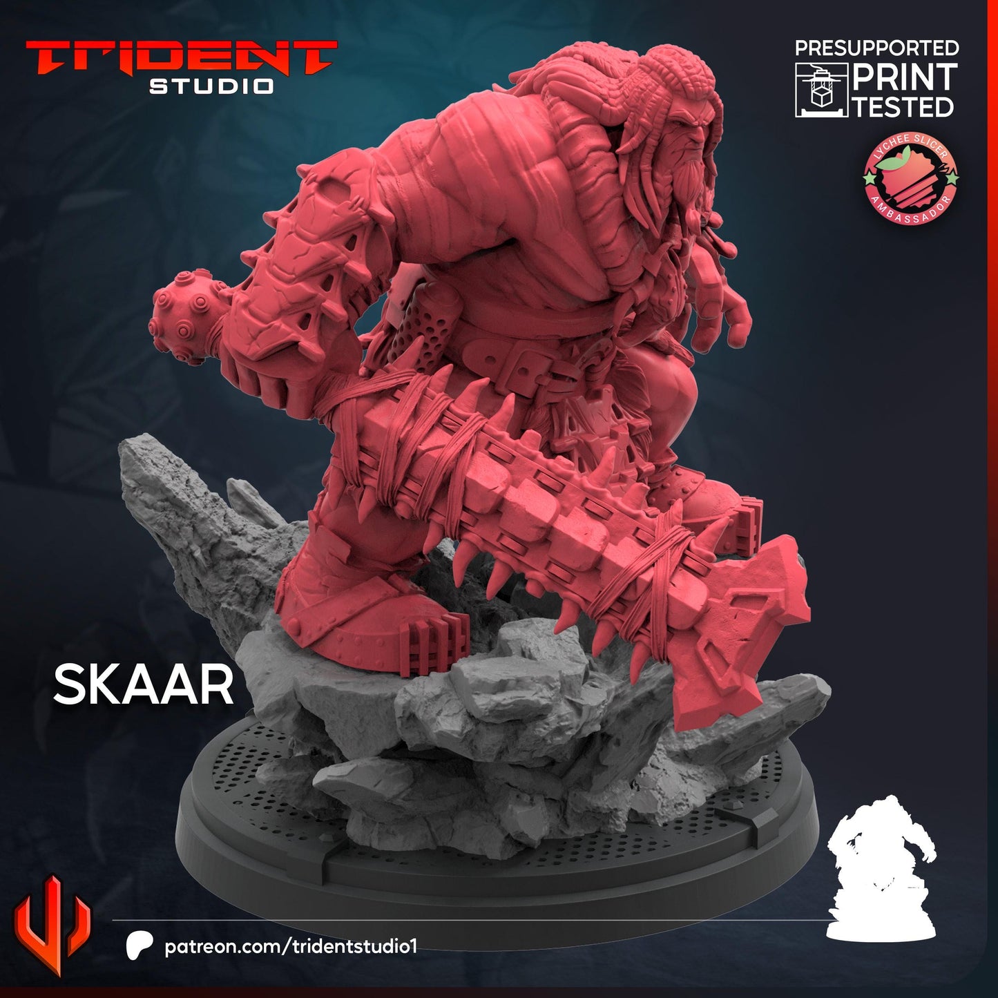 Skaar (Fan art sculpted by Trident Studio) (Crisis Protocol Proxy/Alternative)