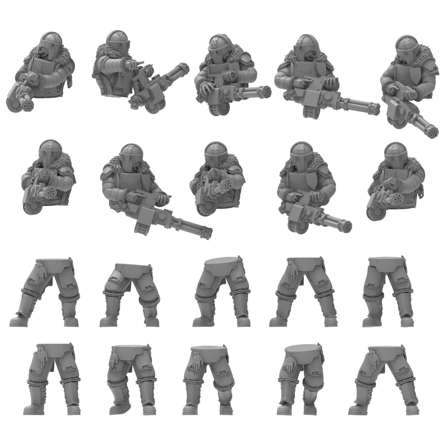Lunar Auxilia Modular Evocatii Rotorcannons (10) (sculpted by That Evil One)