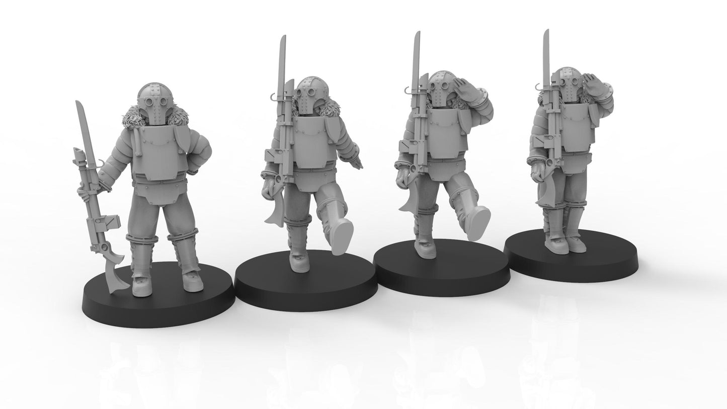 Lunar Auxilia Parade Troopers (sculpted by That Evil One)