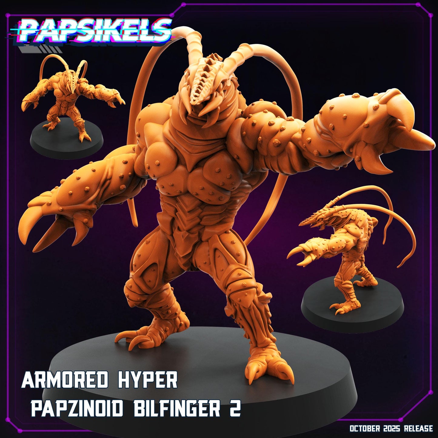 Armored Hyper Papsinoid Bilfinger (sculpted by Papsikels)