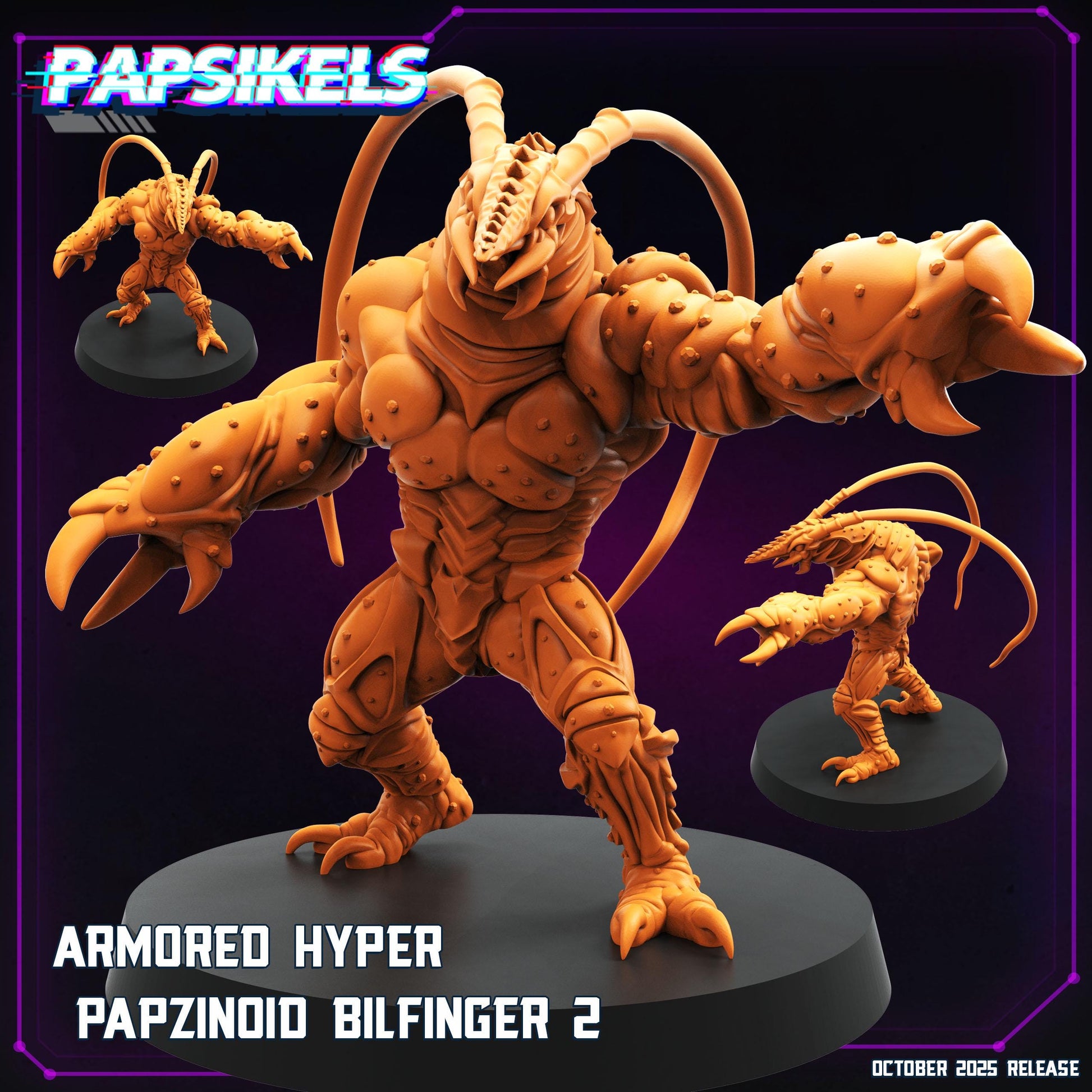 Armored Hyper Papsinoid Bilfinger (sculpted by Papsikels)
