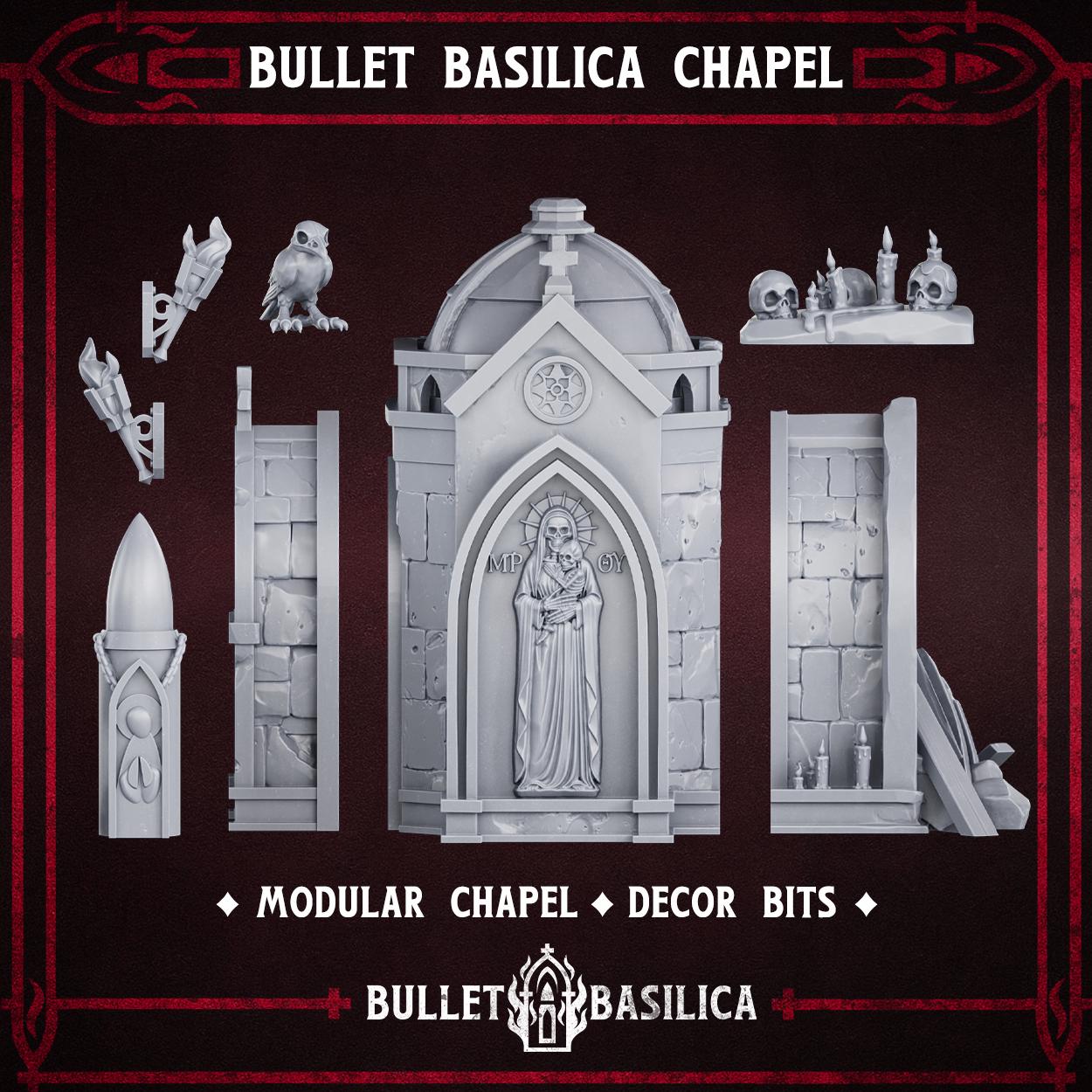 Chapel/Shrine Set - Sculpted by Bullet Basilica