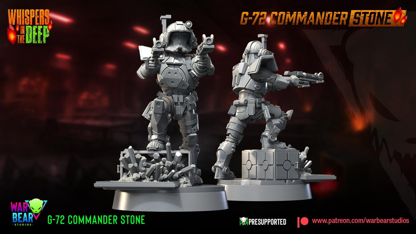 G-72 Commander Stone - Whispers in the Deep (Sculpted by War Bear Studios)